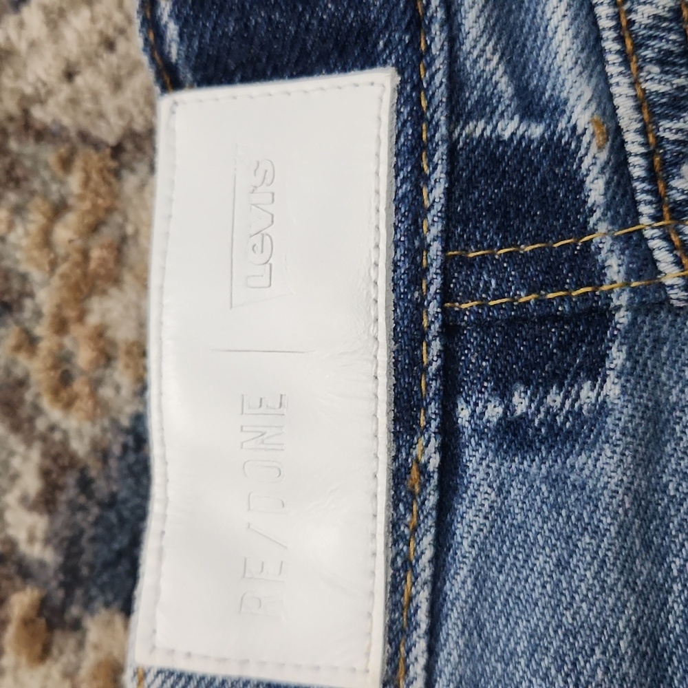Re/done Levis Button Fly Straight Leg Jeans - Picture 8 of 10